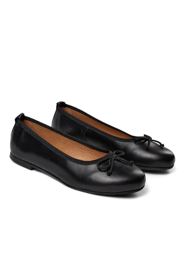 Lucy Ballerinas Black Nappa Leather