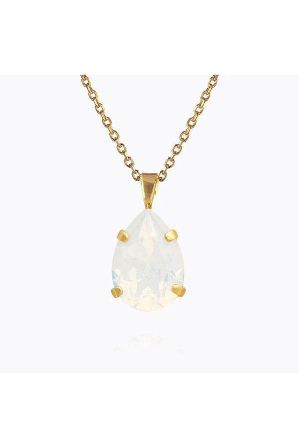 Mini Drop Necklace Linen Ignite Gold
